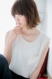 大人可愛いエアリーボブ