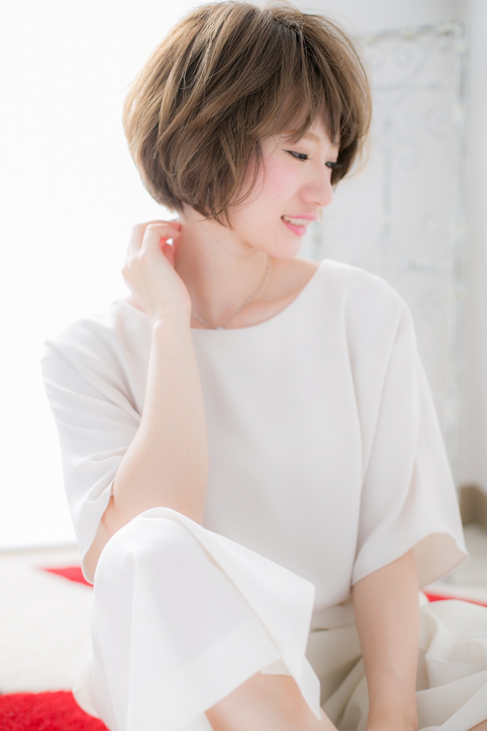 愛されくせ毛風大人ボブc