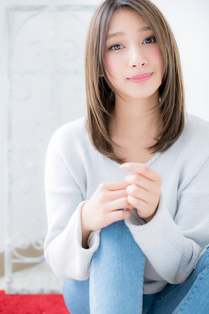 ノームコアなシンプル艶ロングd