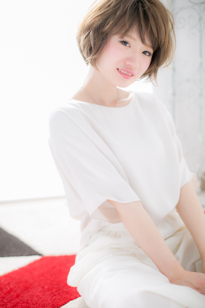 愛されくせ毛風大人ボブd