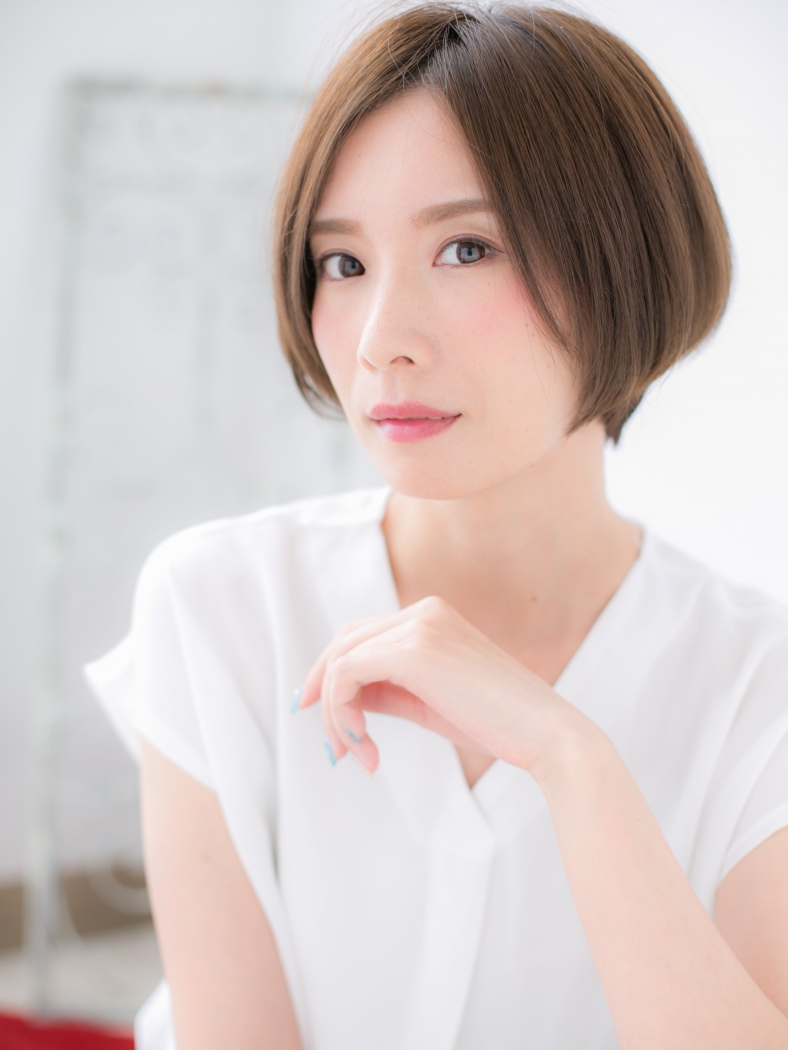 前下がりワンレン大人ボブa