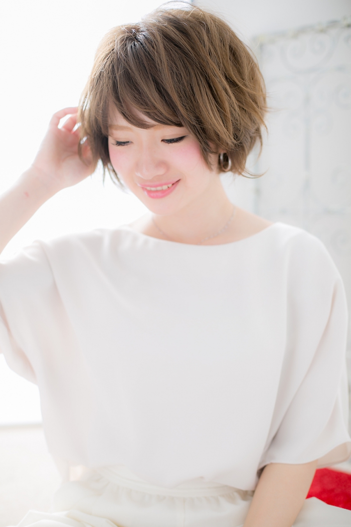 愛されくせ毛風大人ボブc
