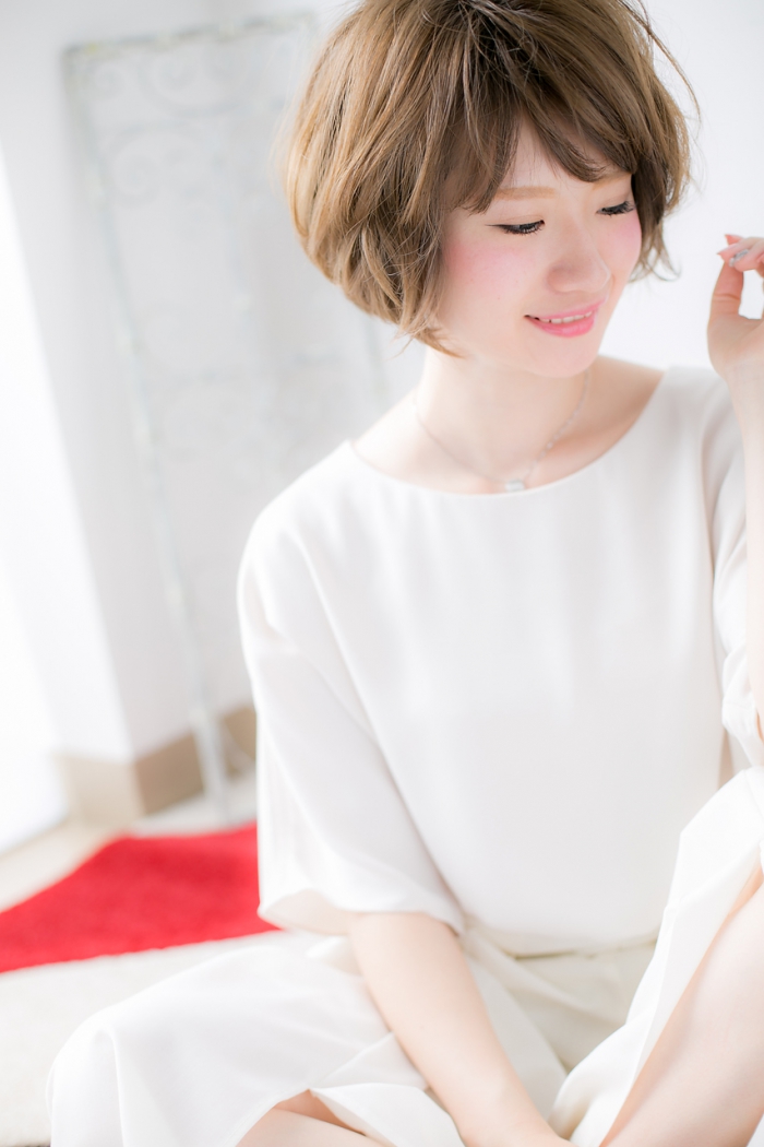 愛されくせ毛風大人ボブd