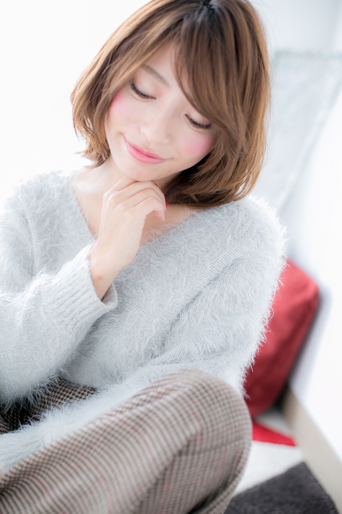 大人かわいい♪とろみ小顔ナチュラルロブc